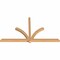 Ekena Millwork Redmond Smooth Timber Gable Bracket, Western Red Cedar, 96"W x 56"H x 3 1/2"D x 3 1/2"F, 14/12 Pitch GBW096X56X0404RED00SWR - alternate 4